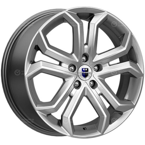 Колесный диск КиК Пандора 8.5xR19 5x114.3 ET45 DIA67.1 темно-серебристый