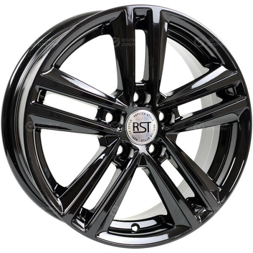 Колесный диск RST R025 6xR15 5x100 ET38 DIA57.1 черный глянцевый