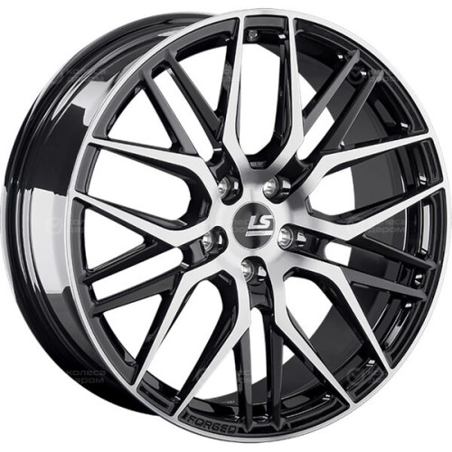 Колесный диск LS Forged LS FG04 8xR18 5x112 ET38 DIA66.6 черный полностью полированный