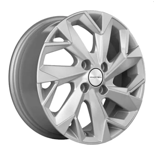 Легковой диск Khomen Wheels KHW1508 6x15 4x98 ET35 58,6 F-Silver (уценка: имеется дефект мятый обод)