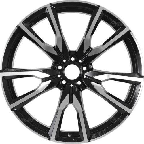 Колесный диск Replay HV52 7xR19 5x114.3 ET40 DIA64.1 черный глянцевый с полированной лицевой частью