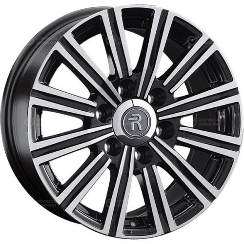 Колесный диск Replay TY313 7.5xR17 6x139.7 ET30 DIA106.1 черный глянцевый с полированной лицевой частью