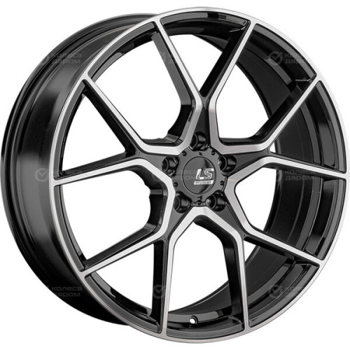 Колесный диск LS FlowForming LS RC72 8.5xR20 5x114.3 ET45 DIA67.1 черный полностью полированный