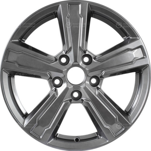 Колесный диск КиК Оклахома 6.5xR16 5x114.3 ET38 DIA67.1 темно-серебристый