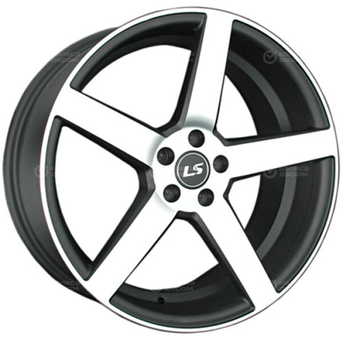 Колесный диск LS LS 552 8xR18 5x100 ET40 DIA73.1 черный матовый полностью полированный