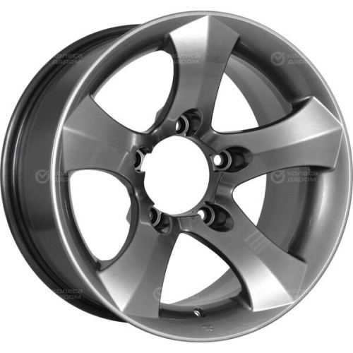 Колесный диск КиК Айсберг 8xR16 5x139.7 ET-20 DIA110.1 темно-серебристый