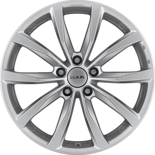 Колесный диск MAK WOLF 8xR20 5x108 ET45 DIA63.4 серебристый