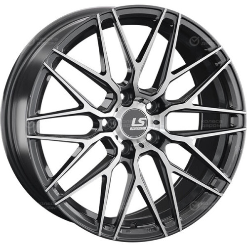 Колесный диск LS FlowForming LS RC13 8xR18 5x114.3 ET40 DIA67.1 насыщенный темно-серый полностью полированный