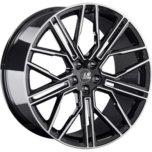 Колесный диск LS Forged LS FG08 10.5xR22 5x112 ET31 DIA66.6 черный полностью полированный