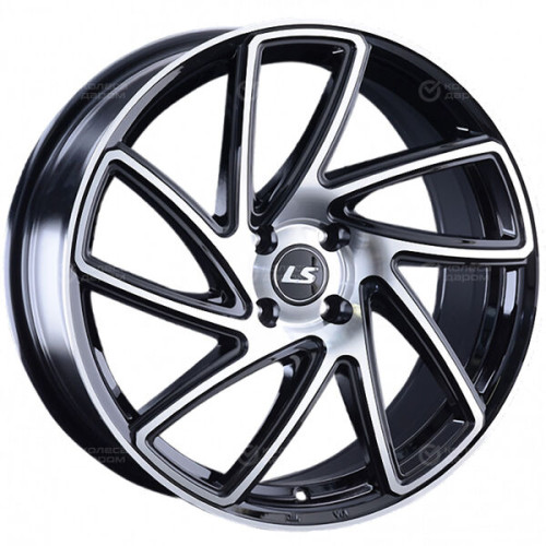 Колесный диск LS LS 1054 8xR18 4x100 ET40 DIA60.1 черный полностью полированный