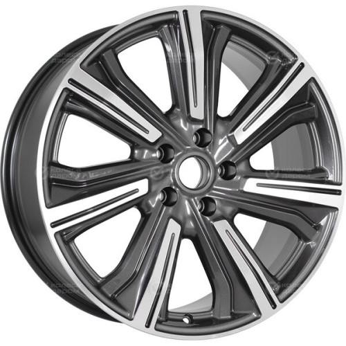 Колесный диск СКАД Premium Series Kleemann (КР1067) 8.5xR20 5x108 ET45 DIA63.35 серый глянцевый с полированной лицевой частью