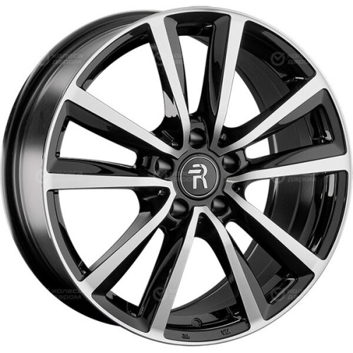 Колесный диск Replay B304 7.5xR18 5x112 ET25 DIA66.6 черный глянцевый с полированной лицевой частью