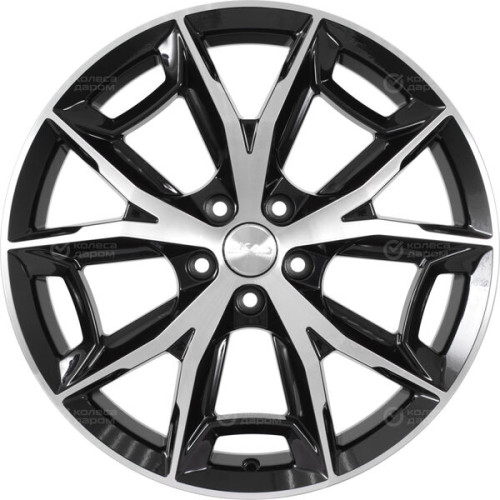 Колесный диск СКАД ПАРКЕР 7.5xR19 5x108 ET45 DIA63.35 черный глянцевый с полированной лицевой поверхностью