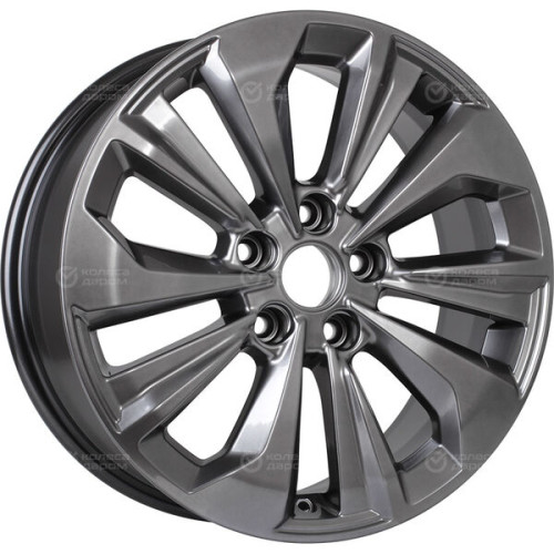Колесный диск КиК Авиор 7xR17 5x114.3 ET50 DIA67.1 темно-серебристый