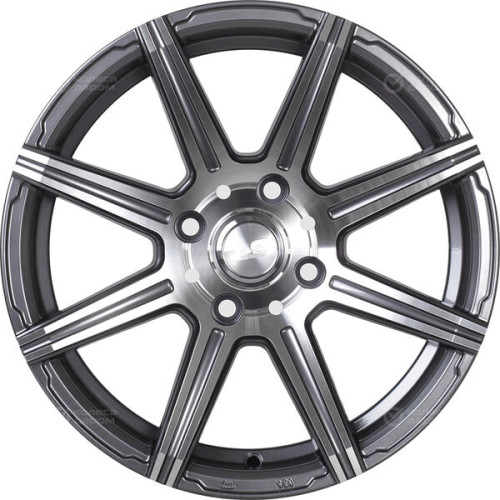 Колесный диск LS LS 571 6.5xR15 4x100 ET40 DIA73.1 насыщенный темно-серый полностью полированный