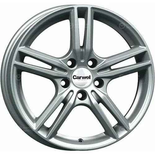 Колесный диск Carwel Баруй 223 6.5xR16 5x112 ET46 DIA57.1 темно-серебристый