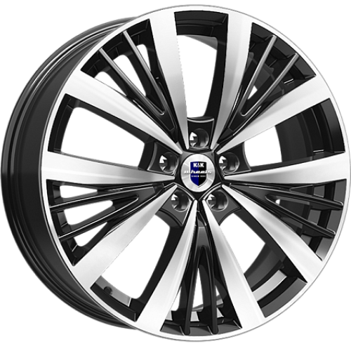 Легковой диск КиК Марвел 7,5x19 5x112 ET45 66,6 Алмаз черный