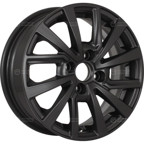 Колесный диск KDW KD1430 5.5xR14 4x100 ET40 DIA54.1 (уценка) черный матовый
