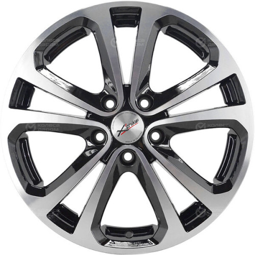 Колесный диск X-trike X113 7xR17 5x114.3 ET35 DIA67.1 черный глянцевый с полированной лицевой поверхностью