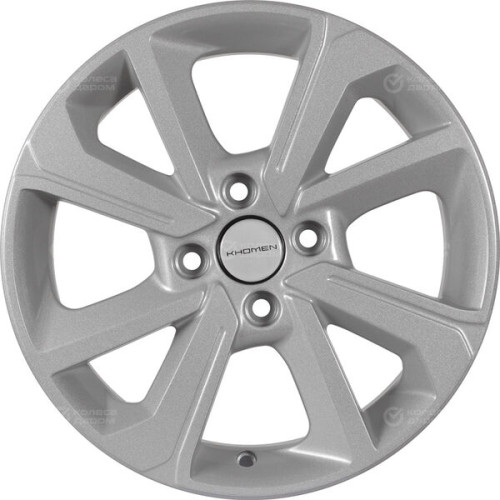 Колесный диск KHOMEN KHW1501 (ZV15_Logan) 6xR15 4x100 ET40 DIA60.1 серебристый