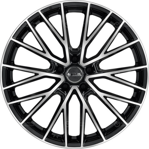 Колесный диск MAK SPECIALE 8.5xR20 5x112 ET25 DIA66.45 черный глянцевый с полированной лицевой частью