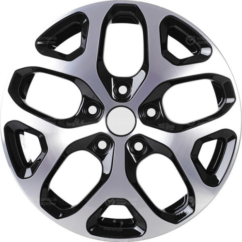 Колесный диск iFree Original КС869 (ZV 16_Vesta Cross) 6.5xR16 4x100 ET43 DIA60.1 черный глянцевый с полированными элементами лицевой поверхности