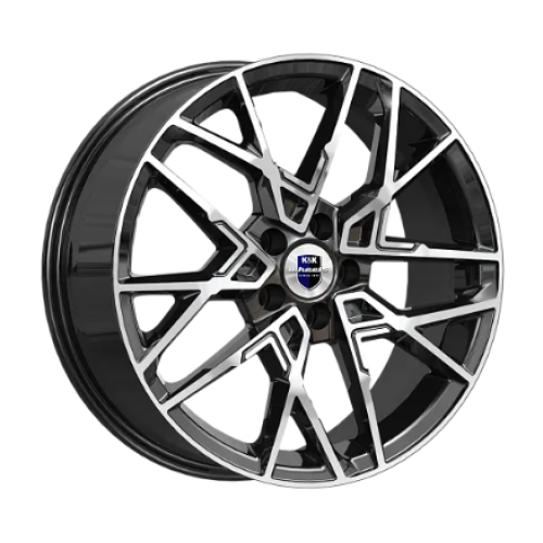 Легковой диск КиК Вудроф 7x18 5x114,3 ET53 54,1 Алмаз черный (уценка: имеется дефект)