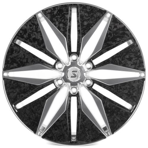 Легковой диск Skill Wheels SV380-SV481 9x22 6x139,7 ET28 78,1 Зеркальная полировка + карбон SFC10