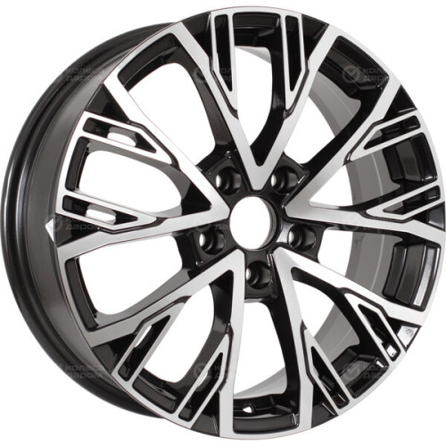 Колесный диск RST R207 6.5xR17 5x114.3 ET45 DIA54.1 глянцевый черный с полированной лицевой частью