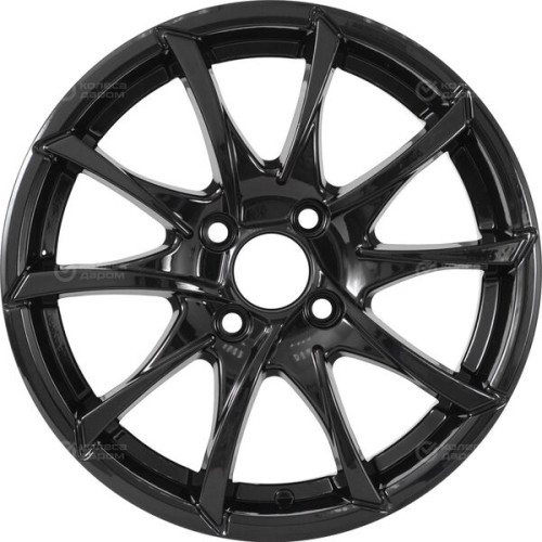 Колесный диск RST R035 6xR15 4x100 ET50 DIA60.1 (уценка) черный глянцевый