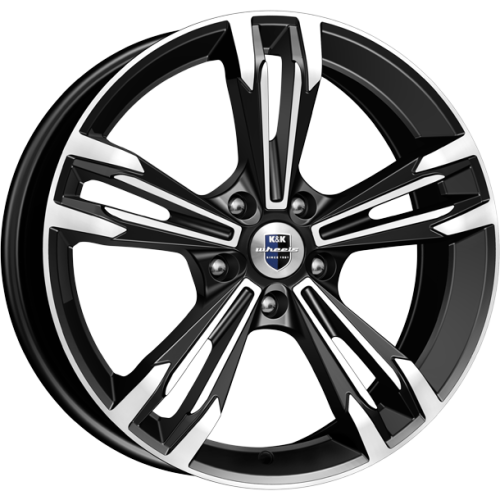 Легковой диск КиК Каррера 7x18 5x108 ET45 67,1 Алмаз черный
