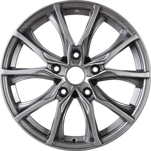 Колесный диск КиК Твист 7.5xR17 5x108 ET47 DIA60.1 темно-серебристый