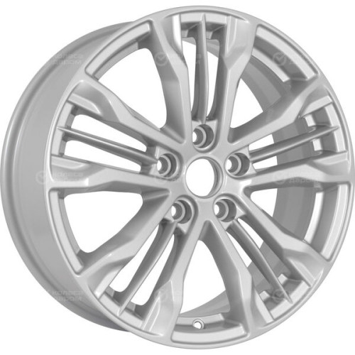 Колесный диск WUP Up106 7xR17 5x108 ET40 DIA54.1 глянцевый серебристый