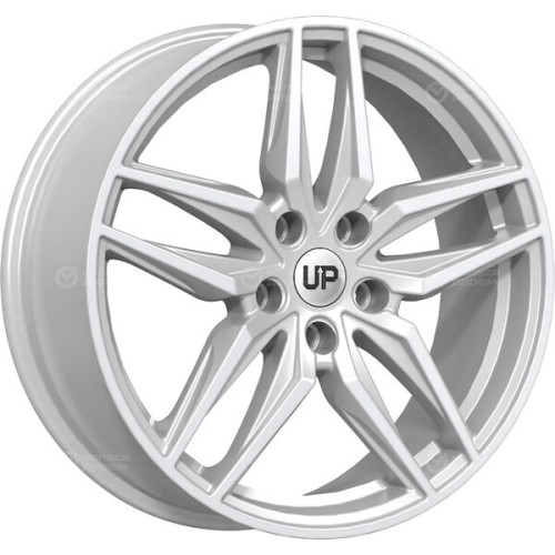 Колесный диск WUP Up112 7xR18 5x112 ET43 DIA57.1 глянцевый серебристый
