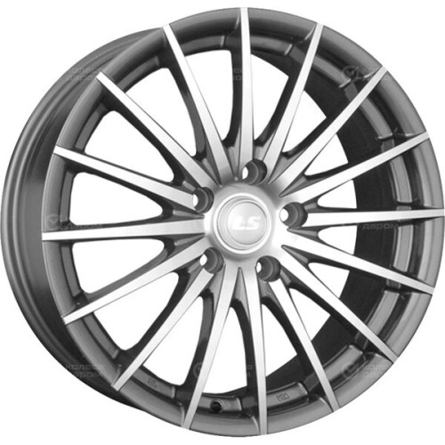 Колесный диск LS LS 367 7xR16 4x100 ET40 DIA73.1 насыщенный темно-серый полностью полированный