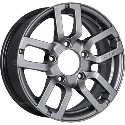 Колесный диск iFree Офф-лайн 6.5xR16 5x139.7 ET40 DIA98 насыщенный тёмно-серебристый