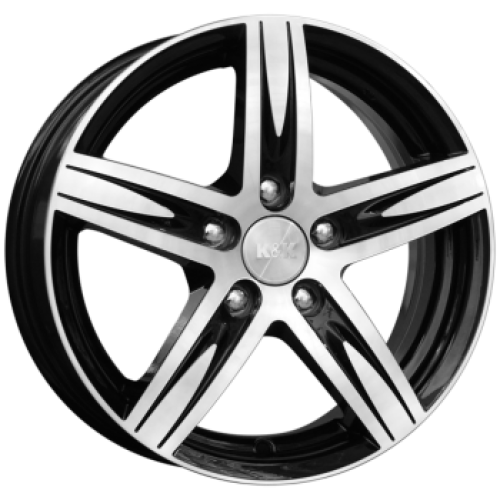 Легковой диск КиК Андорра 6,5x16 5x114,3 ET38 67,1 Алмаз черный