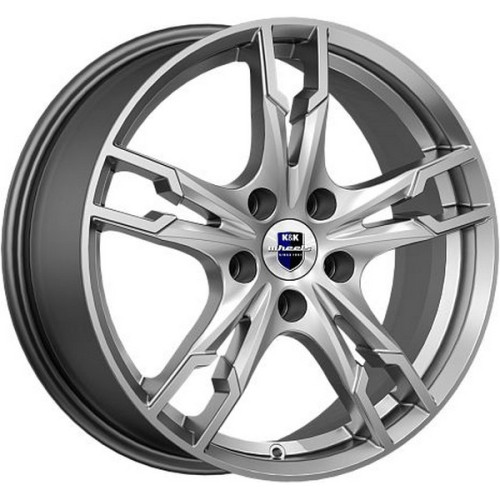 Легковой диск КиК Солар 7x17 4x100 ET43 60,1 Дарк платинум
