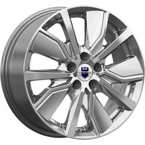Легковой диск КиК Гамбит 6,5x16 5x114,3 ET45 66,1 Дарк платинум