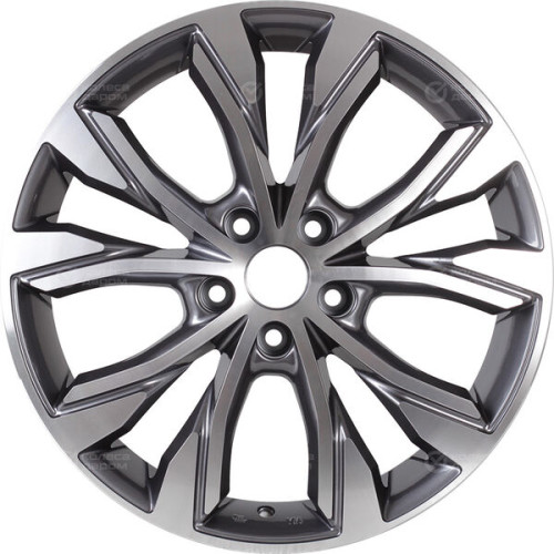 Колесный диск Replay GL74 7xR18 5x114.3 ET53 DIA54.1 насыщенный темно-серый полностью полированный