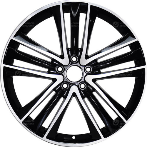 Колесный диск Replay FD77 8xR20 5x114.3 ET44 DIA63.3 черный полностью полированный