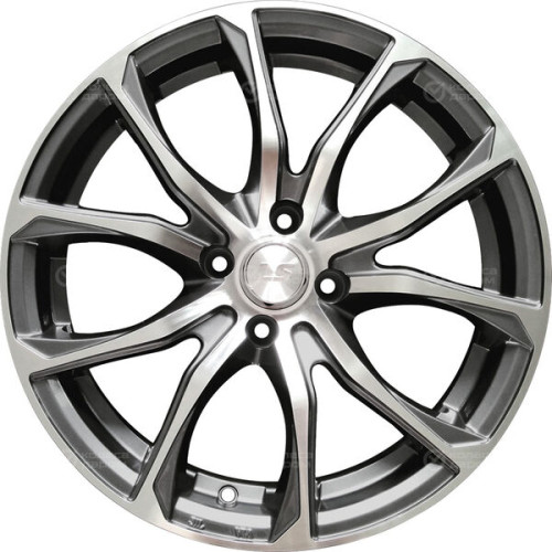 Колесный диск LS LS 764 7xR16 4x100 ET40 DIA60.1 насыщенный темно-серый полностью полированный