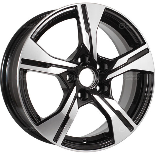 Колесный диск iFree Original КС1053 (16_Seltos) 6.5xR16 5x114.3 ET44 DIA67.1 черный глянцевый с полированными элементами лицевой поверхности