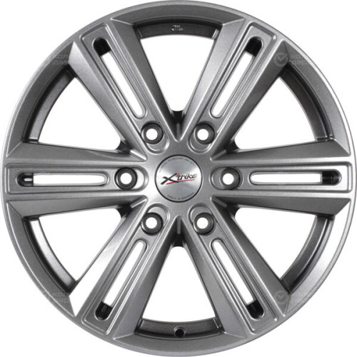 Колесный диск X-trike X124 7.5xR17 6x139.7 ET36 DIA100.1 темно-серебристый