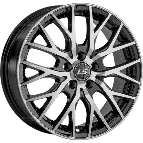 Колесный диск LS LS 1369 6.5xR16 5x100 ET38 DIA57.1 черный полностью полированный