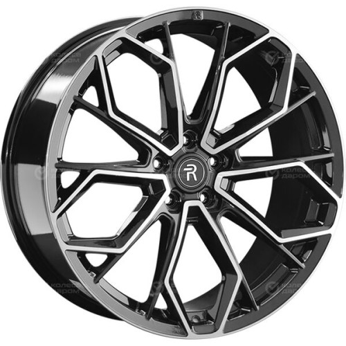 Колесный диск Replay LR92 9.5xR22 5x120 ET49 DIA72.6 черный полностью полированный