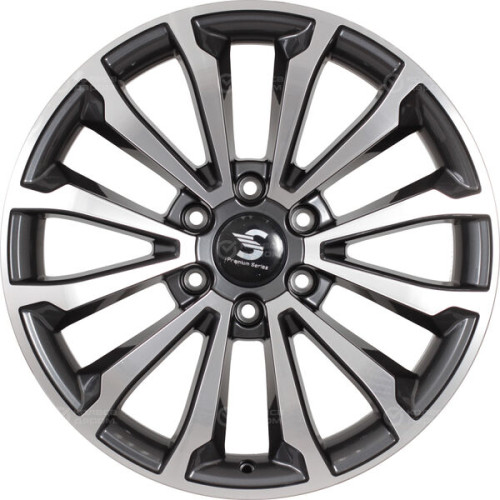 Колесный диск СКАД Premium Series КР006 (20_TANK 500) 8.5xR20 6x139.7 ET33 DIA100.1 глянцевый темно-серый полностью полированный