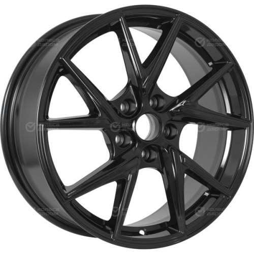 Колесный диск WUP Up105 7xR17 5x114.3 ET40 DIA66.1 черный глянцевый