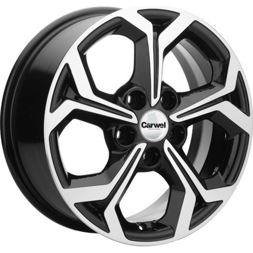 Легковой диск Khomen Wheels KHW1606 6,5x16 5x114,3 ET43 67,1 Black-FP