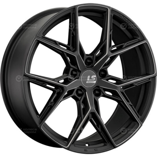 Колесный диск LS LS RC82 9xR21 5x120 ET45 DIA62.6 черный матовый с фрезерованными лучами